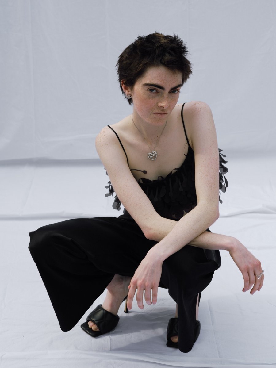 画像7: ORIGAMI HEART pendant top (7)